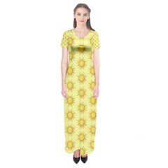 Sun Short Sleeve Maxi Dress