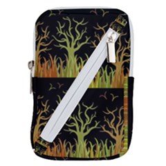 Background Decor Backdrop Design Art Decorative Belt Pouch Bag (large)