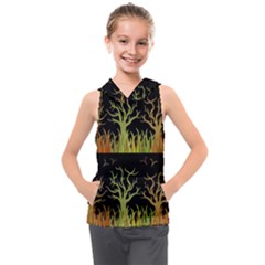 Background Decor Backdrop Design Art Decorative Kids  Sleeveless Hoodie