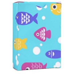 Fish Graphic Seamless Pattern Seamless Pattern Playing Cards Single Design (rectangle) With Custom Box by Ravend