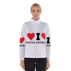 I Love Patricia Women s Bomber Jacket
