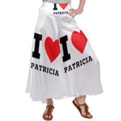 I Love Patricia Satin Palazzo Pants