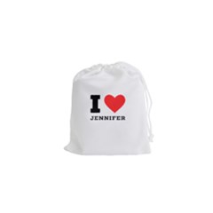 I Love Jennifer  Drawstring Pouch (xs) by ilovewhateva