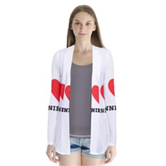 I Love Jennifer  Drape Collar Cardigan by ilovewhateva