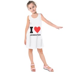 I Love Jennifer  Kids  Sleeveless Dress by ilovewhateva