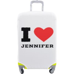 I Love Jennifer  Luggage Cover (large) by ilovewhateva