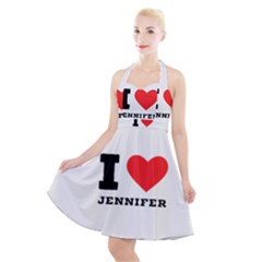I Love Jennifer  Halter Party Swing Dress  by ilovewhateva