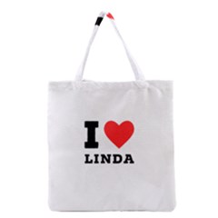 I Love Linda  Grocery Tote Bag by ilovewhateva