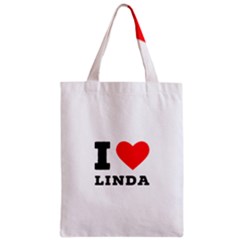 I Love Linda  Zipper Classic Tote Bag by ilovewhateva