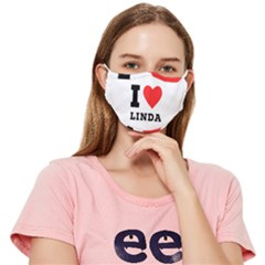 I Love Linda  Fitted Cloth Face Mask (adult) by ilovewhateva