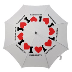 I Love Elizabeth  Hook Handle Umbrellas (small) by ilovewhateva