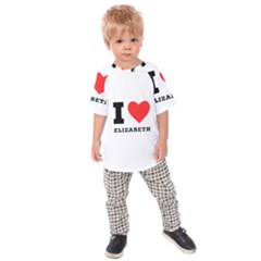 I love Elizabeth  Kids  Raglan Tee