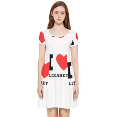 I love Elizabeth  Inside Out Cap Sleeve Dress