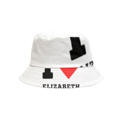 I Love Elizabeth  Inside Out Bucket Hat (kids) by ilovewhateva