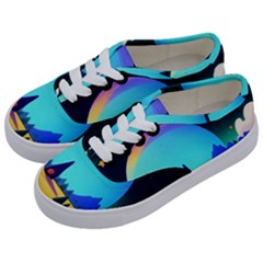 Ai Generated Trees Stars Planets Dreamlike Sun Kids  Classic Low Top Sneakers