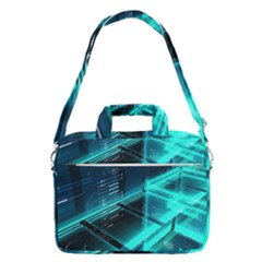 Background Patterns Geometric Glass Mirrors Macbook Pro 16  Shoulder Laptop Bag