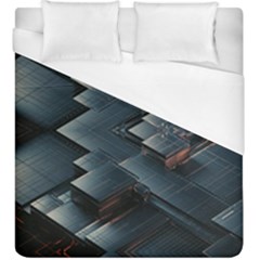 Background Pattern Geometric Glass Mirrors Duvet Cover (king Size)