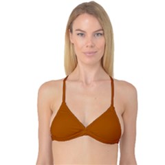 Windsor Orange	 - 	reversible Tri Bikini Top by ColorfulSwimWear