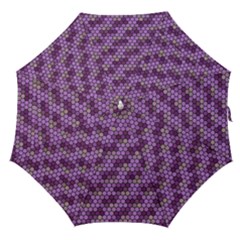 Pattern Seamless Design Decorative Hexagon Shapes Straight Umbrellas