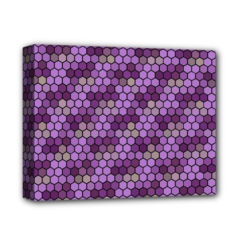 Pattern Seamless Design Decorative Hexagon Shapes Deluxe Canvas 14  X 11  (stretched)