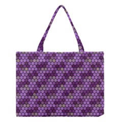 Pattern Seamless Design Decorative Hexagon Shapes Medium Tote Bag by Ravend