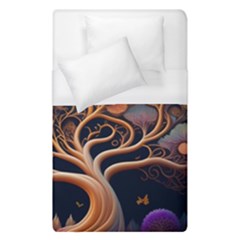 Trees Dream Art Intricate Patterns Digital Nature Duvet Cover (single Size)