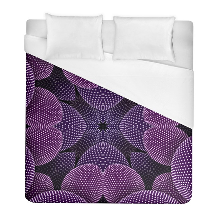 Geometric Shapes Geometric Pattern Flower Pattern Art Duvet Cover (Full/ Double Size)