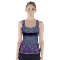 Geometric Shapes Geometric Pattern Flower Pattern Racer Back Sports Top