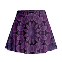 Shape Geometric Symmetrical Symmetry Wallpaper Mini Flare Skirt