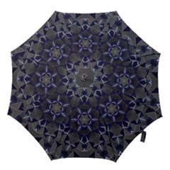 Kaleidoscope Geometric Pattern Geometric Shapes Hook Handle Umbrellas (medium) by Ravend