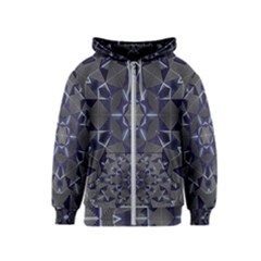 Kaleidoscope Geometric Pattern Geometric Shapes Kids  Zipper Hoodie