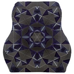 Kaleidoscope Geometric Pattern Geometric Shapes Car Seat Velour Cushion  by Ravend