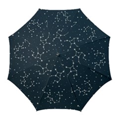Constellation Stars Art Pattern Design Wallpaper Golf Umbrellas by Ravend