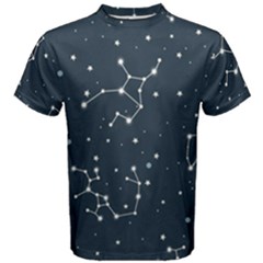 Constellation Stars Art Pattern Design Wallpaper Men s Cotton Tee