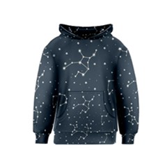 Constellation Stars Art Pattern Design Wallpaper Kids  Pullover Hoodie by Ravend