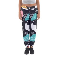 Art Patterns Design Wallpaper Background Print Women s Jogger Sweatpants