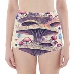 Magicians  Choice Mushroom Spellcharms High-waisted Bikini Bottoms by GardenOfOphir