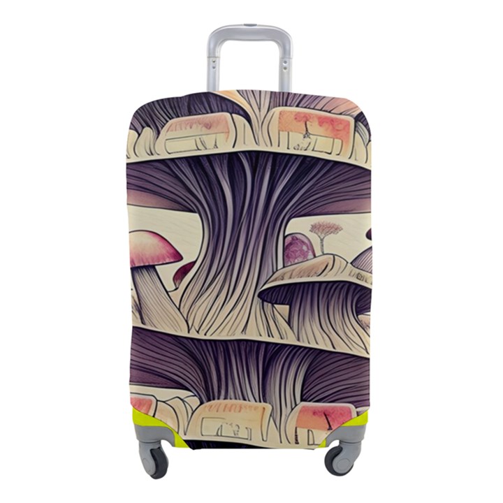 Magicians  Choice Mushroom Spellcharms Luggage Cover (Small)