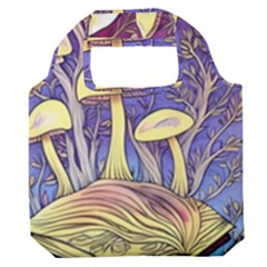 Glamour And Enchantment In Every Color Of The Mushroom Rainbow Premium Foldable Grocery Recycle Bag by GardenOfOphir