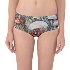 Magician s Toadstool Mid-waist Bikini Bottoms by GardenOfOphir