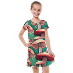 Sorcery Toadstool Kids  Cross Web Dress by GardenOfOphir