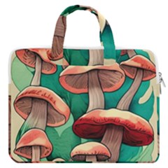 Sorcery Toadstool Macbook Pro 16  Double Pocket Laptop Bag  by GardenOfOphir