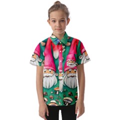 Mojo Chanterelle Glamour Kids  Short Sleeve Shirt by GardenOfOphir