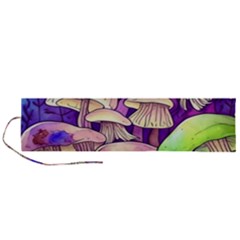 Glamourous Mushrooms For Enchantment And Spellwork Roll Up Canvas Pencil Holder (l) by GardenOfOphir