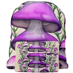 Black Magic Mushroom For Voodoo And Witchcraft Giant Full Print Backpack by GardenOfOphir