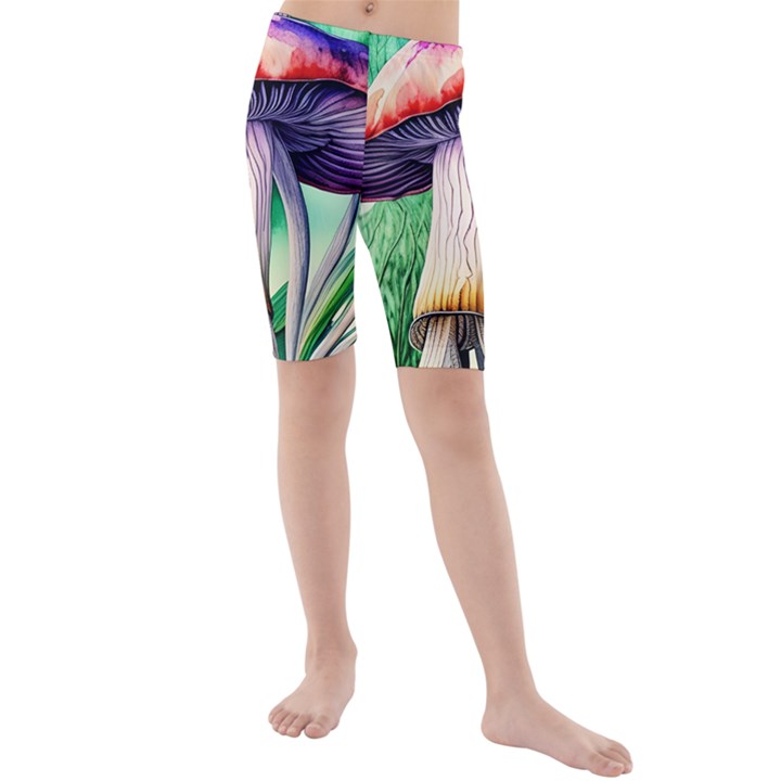 Prestidigitation And Legerdemain Kids  Mid Length Swim Shorts