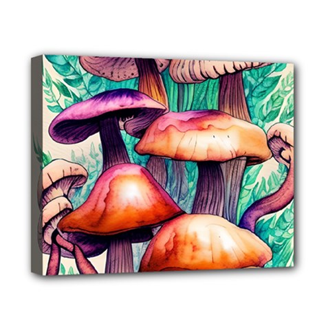 Charming Toadstool Canvas 10  X 8  (stretched) by GardenOfOphir