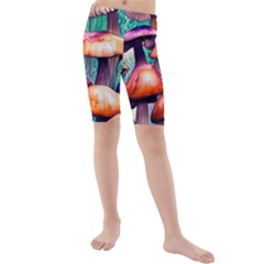 Charming Toadstool Kids  Mid Length Swim Shorts