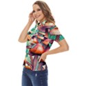 Charming Toadstool Women s Short Sleeve Double Pocket Shirt View3