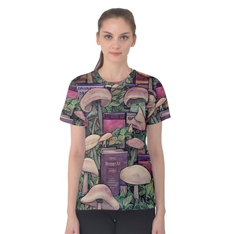 Spellbinding Mojo Mushroom Women s Cotton Tee by GardenOfOphir